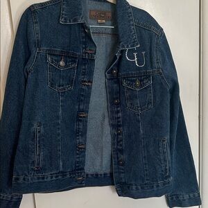 Carrie Underwood Embellished Denim Jacket large
